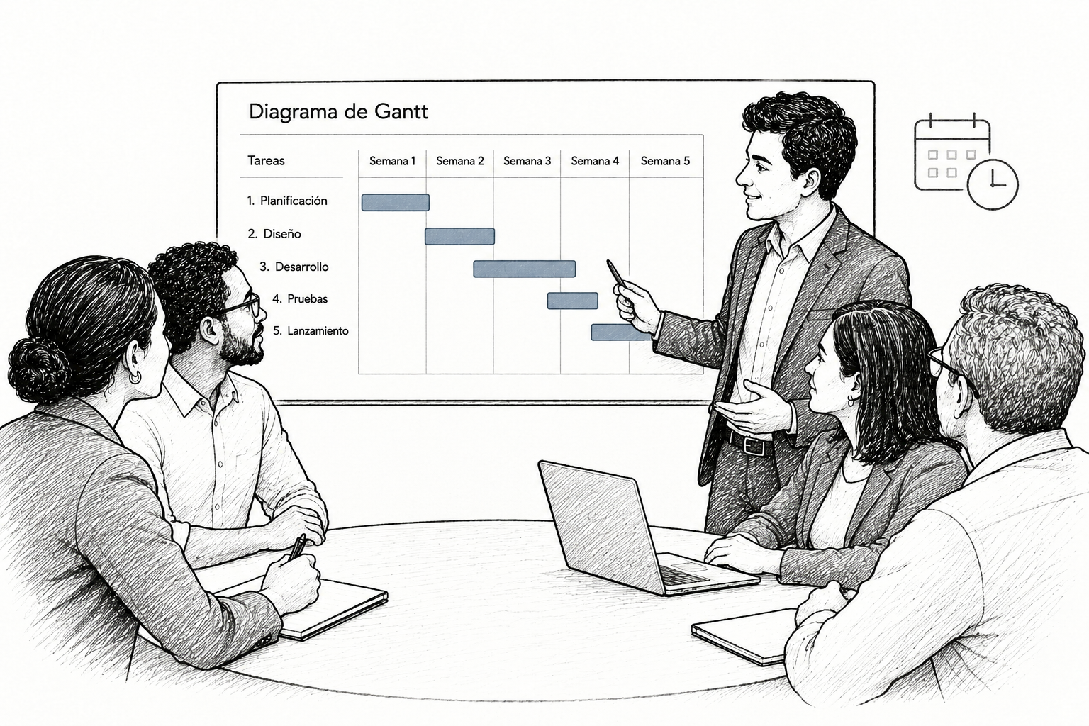 El diagrama de Gantt: fundamentos, aplicaciones y utilidad.